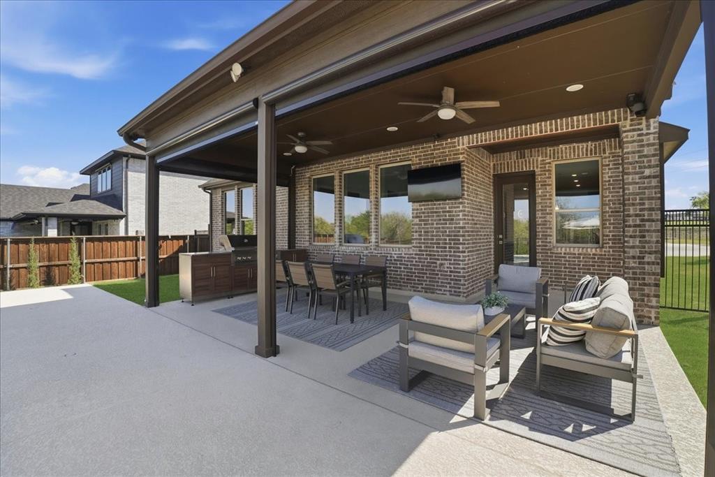2721 Rotherham Street Prosper, TX 75078 - Photo 28 of 37 a outdoor space with furniture
