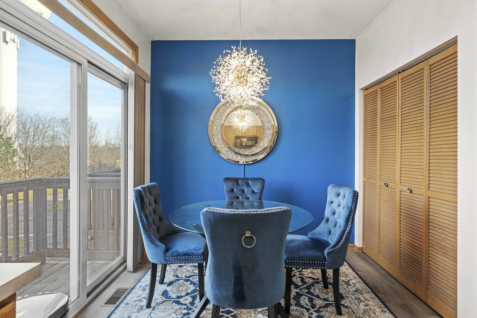 21628 Dogwood Road, Unit 1203 Matteson, IL 60443 - Photo 13 of 20 a view of a dining room with furniture and wooden floor