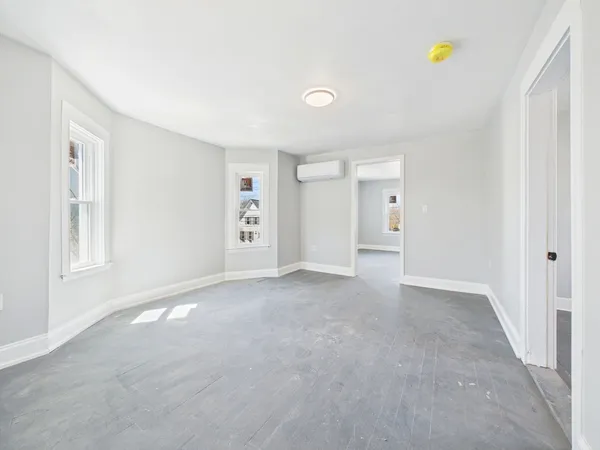 a view of an empty room with window