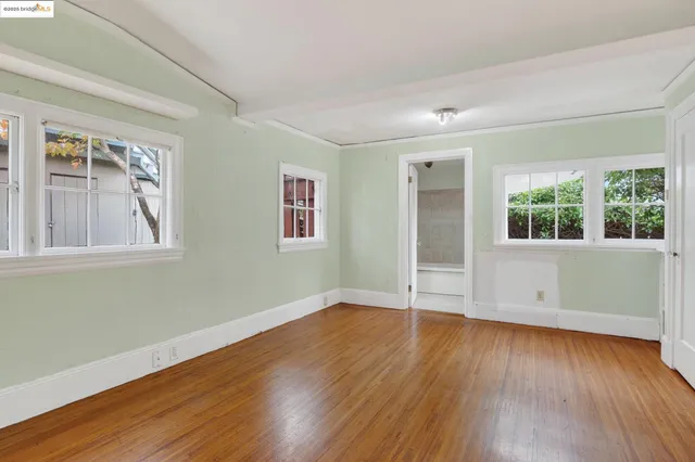 a view of balcony with a potted plant
