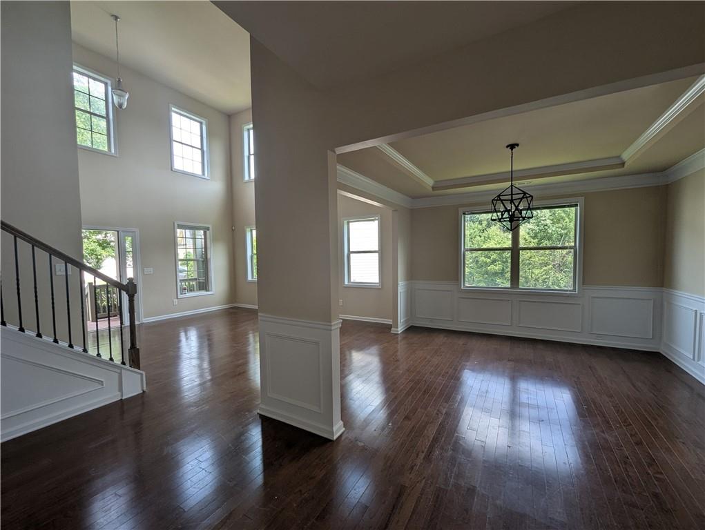 355 Fowler Springs Court Alpharetta, GA 30004 - Photo 5 of 16 a view of gallery with wooden floor