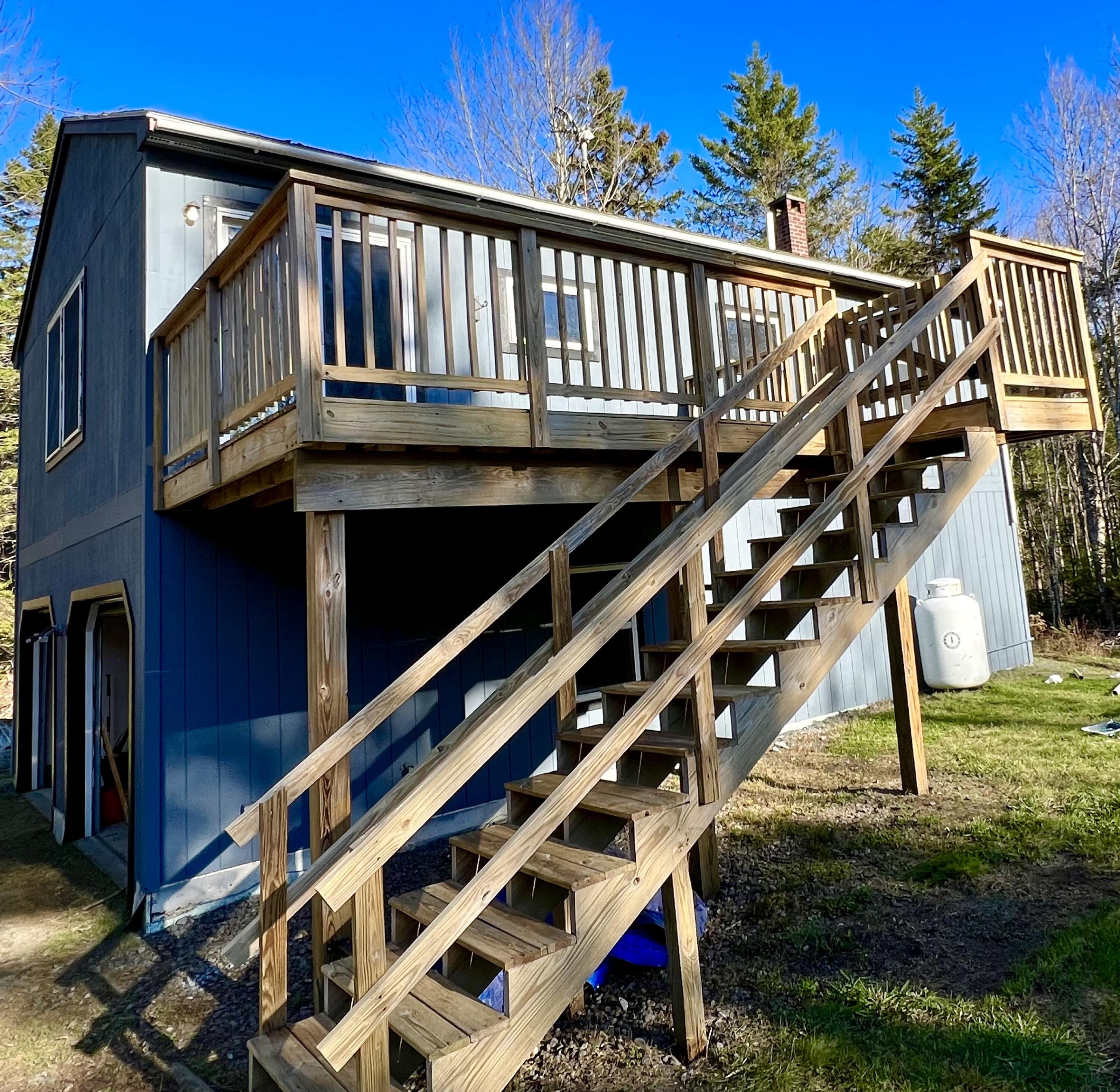325 Goose Cove Road Trenton, ME 04605 - Photo 6 of 49 Exterior with deck