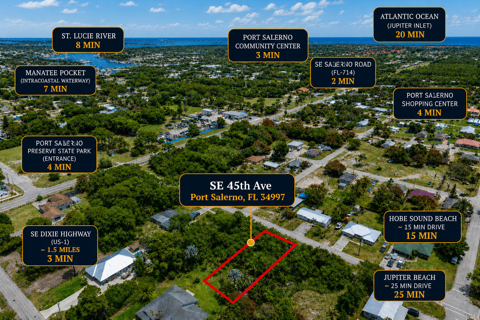 0 Southeast 45th Avenue Stuart, FL 34997 - Photo 8 of 8 Aerial Map