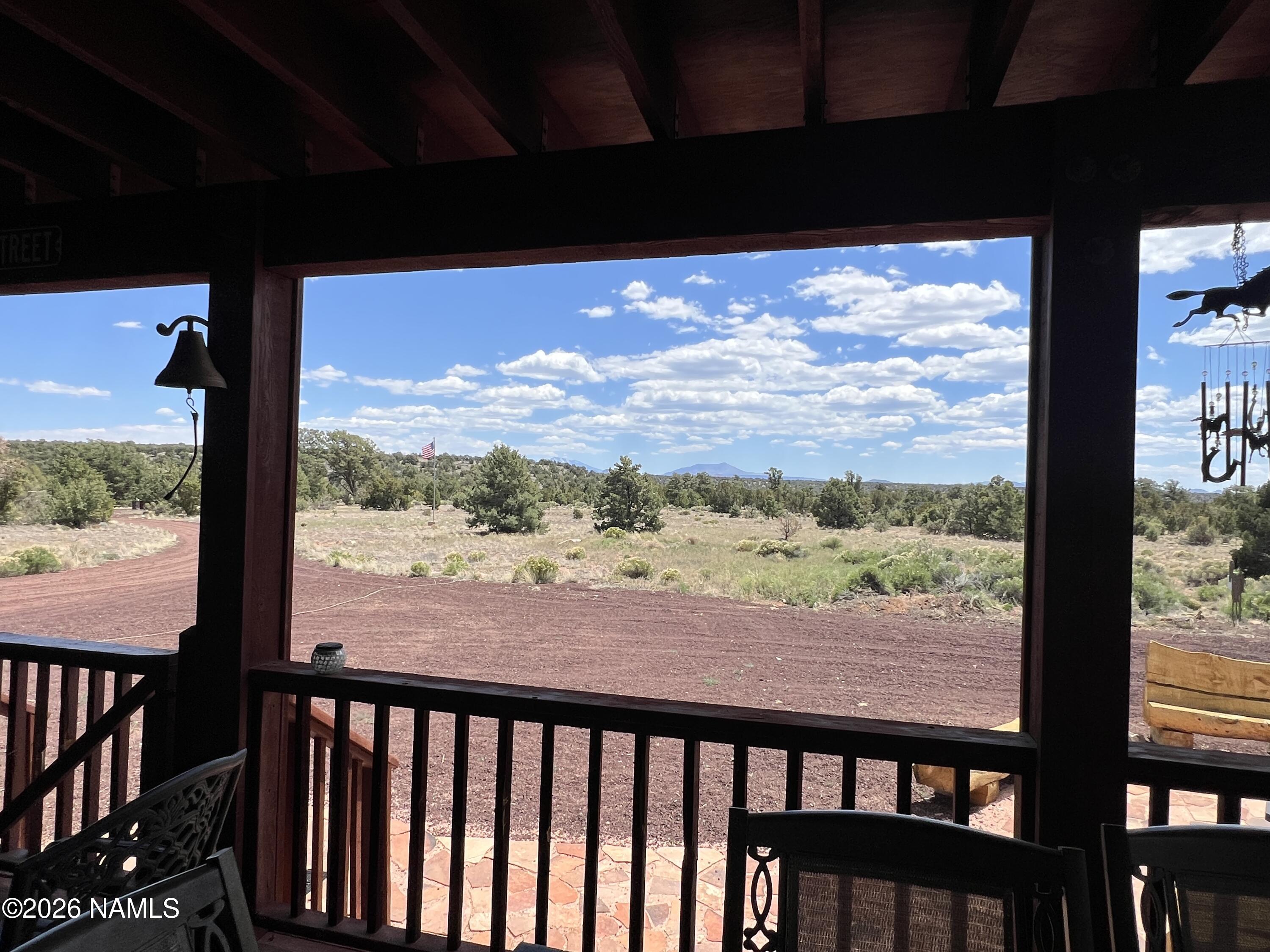 8348 Red Butte Road Williams, AZ 86046 - Photo 10 of 89 a view of a balcony with furniture
