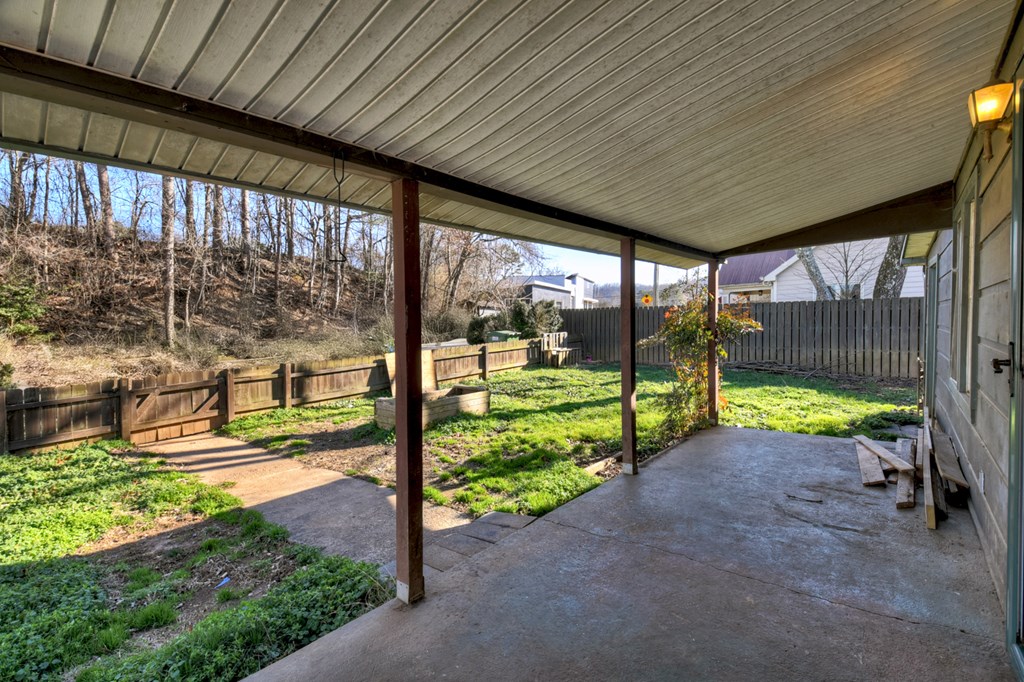 1388 East Main Street Blue Ridge, GA 30513 - Photo 11 of 19 a view of a porch with garden