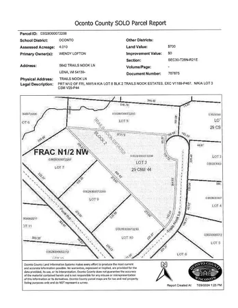 $89,900 | Trails Nook Lane, Unit 3, Oconto, WI 54153