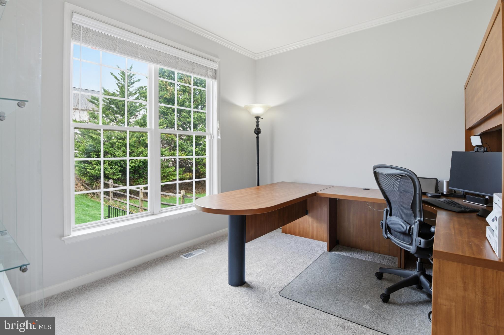 9044 Clendenin Way Frederick, MD 21704 - Photo 15 of 50 a view of a workspace with furniture and a window