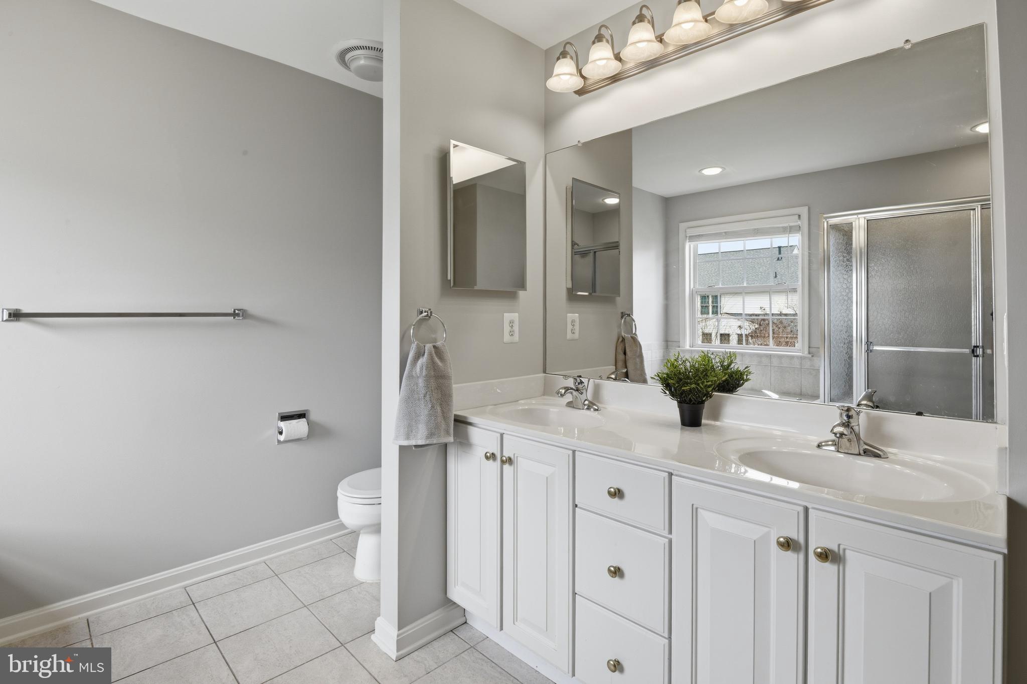 9044 Clendenin Way Frederick, MD 21704 - Photo 19 of 50 a bathroom with a sink and a mirror