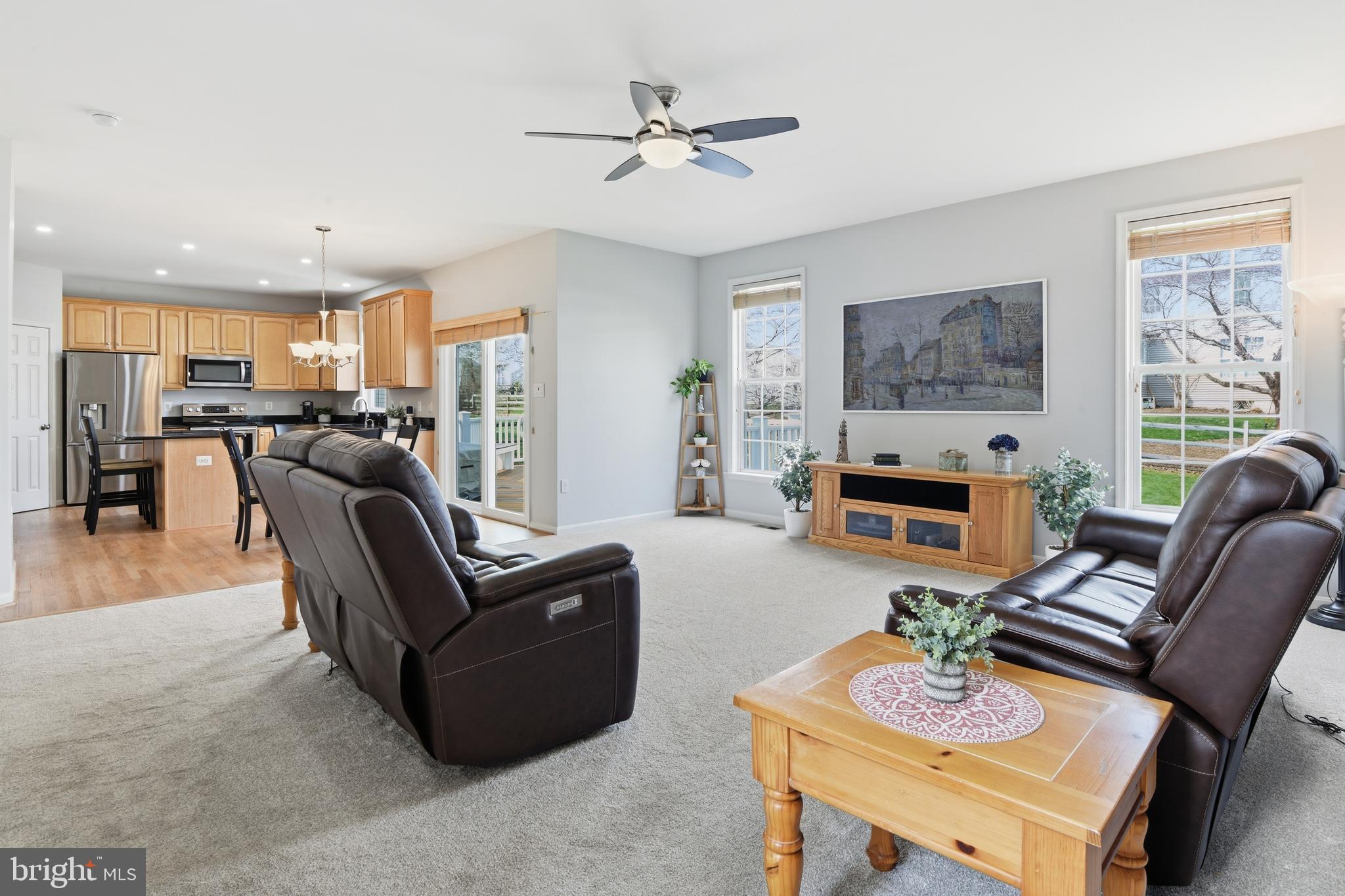 9044 Clendenin Way Frederick, MD 21704 - Photo 8 of 50 a living room with furniture kitchen view and a window