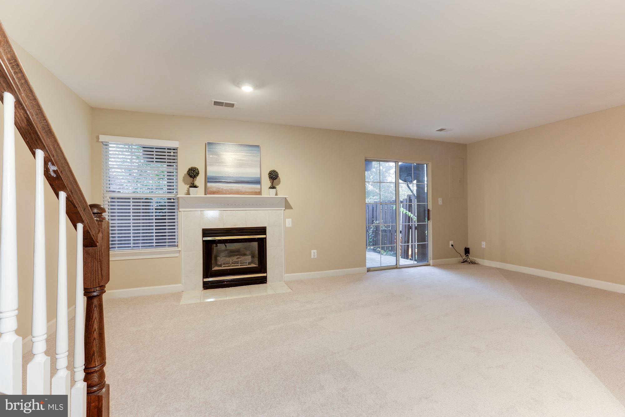 47692 Woolcott Square Sterling, VA 20165 - Photo 24 of 30 Spacious Basement with gas fireplace