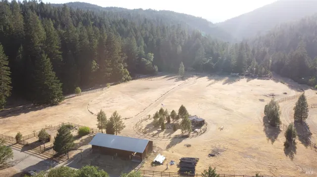 a view of a lake from a balcony