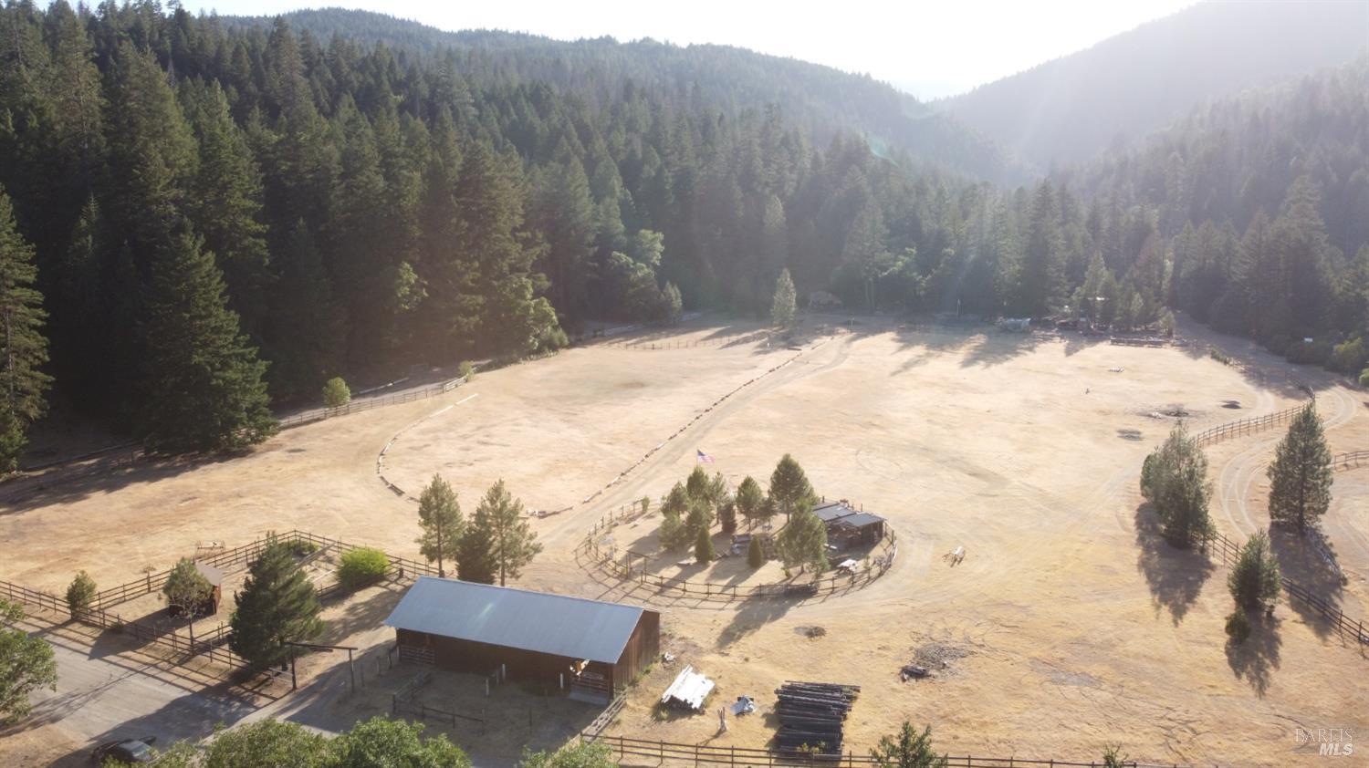 30518 Rodeo Road Potter Valley, CA 95469 - Photo 24 of 35 a view of a backyard