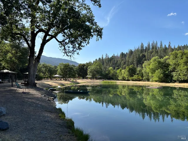 a view of a backyard of the house