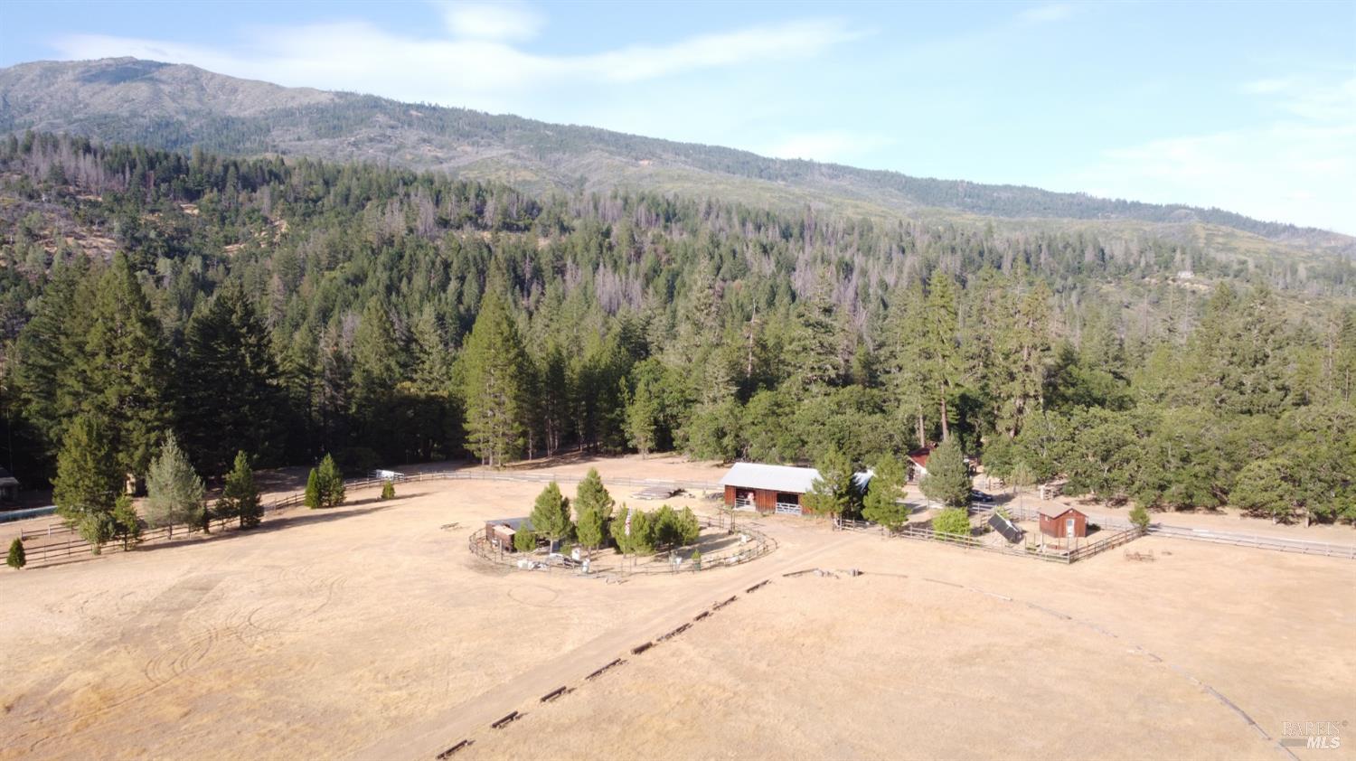 30518 Rodeo Road Potter Valley, CA 95469 - Photo 33 of 35 a view of outdoor space yard and mountains