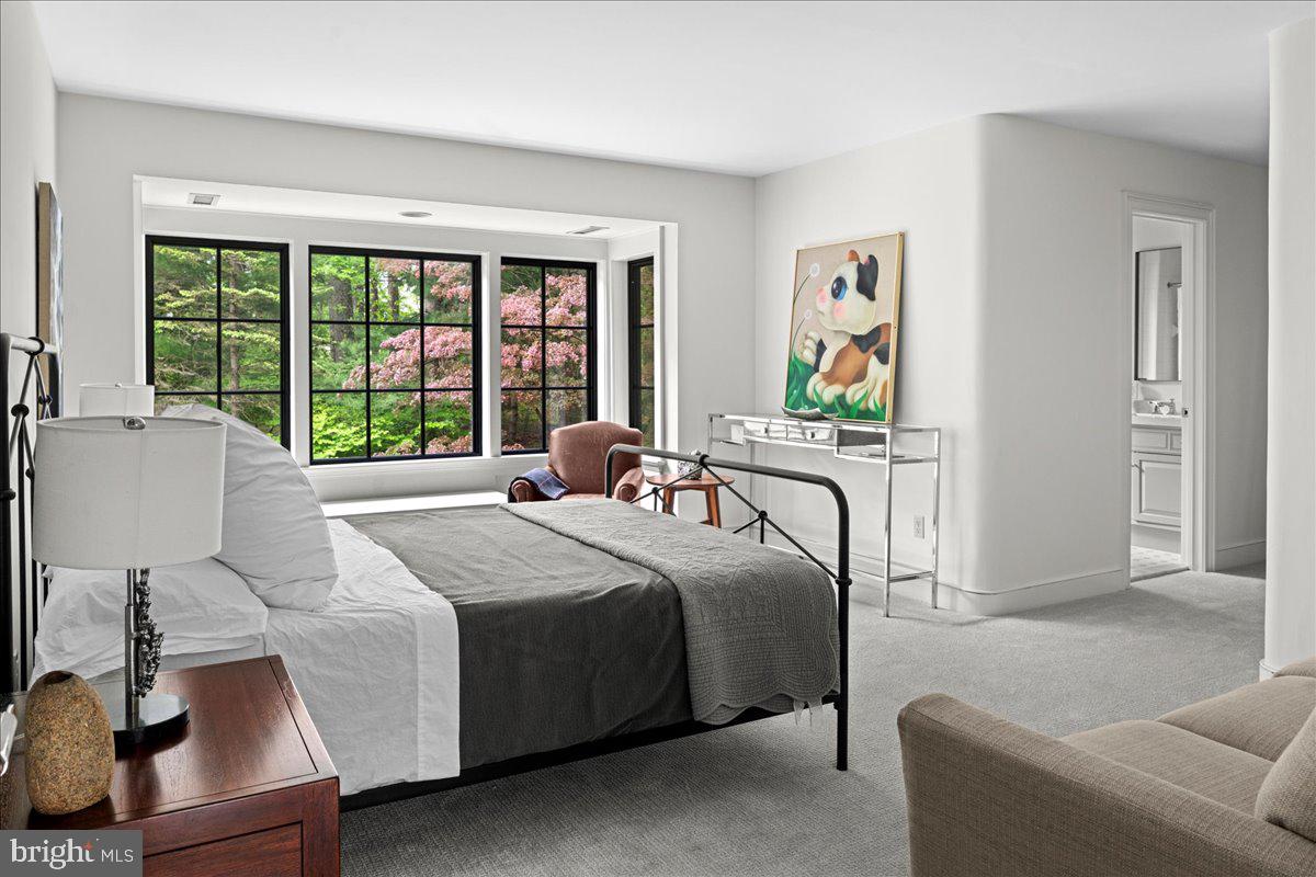 6450 Old Carversville Road New Hope, PA 18938 - Photo 47 of 89 a bedroom with a bed and glass window