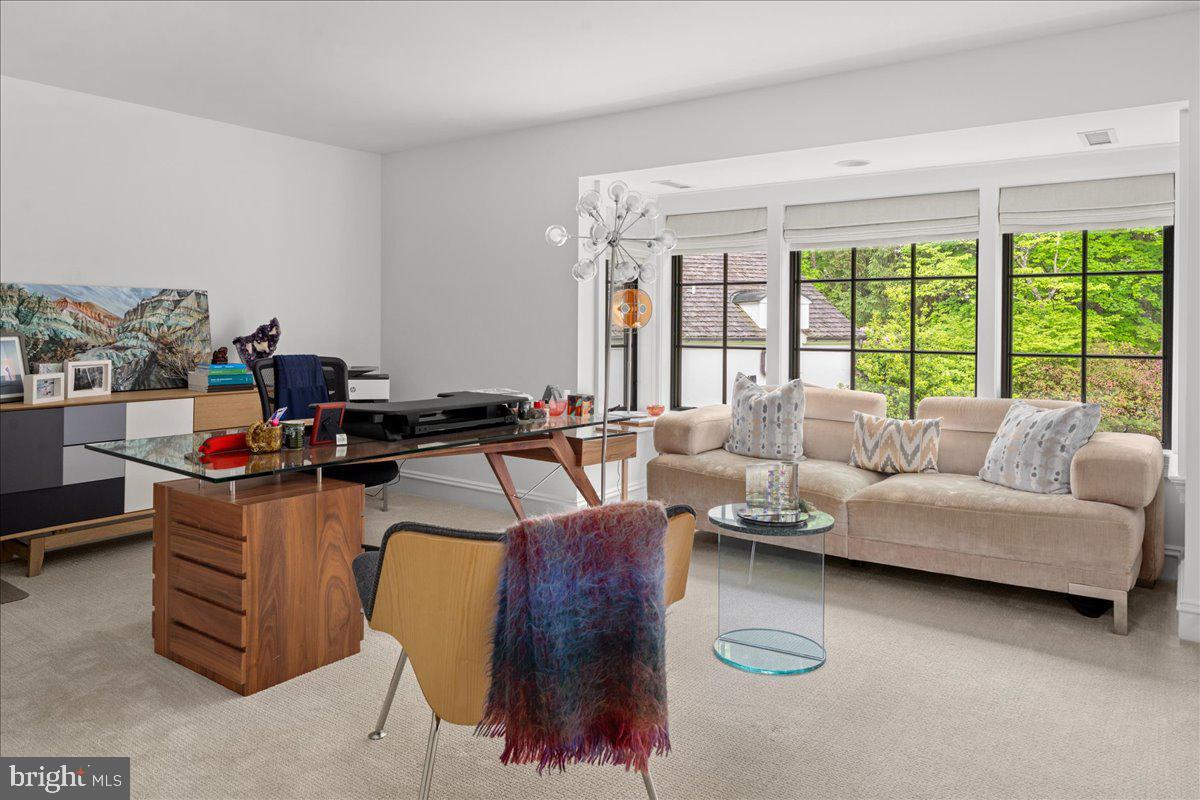 6450 Old Carversville Road New Hope, PA 18938 - Photo 50 of 89 a living room with furniture and a large window
