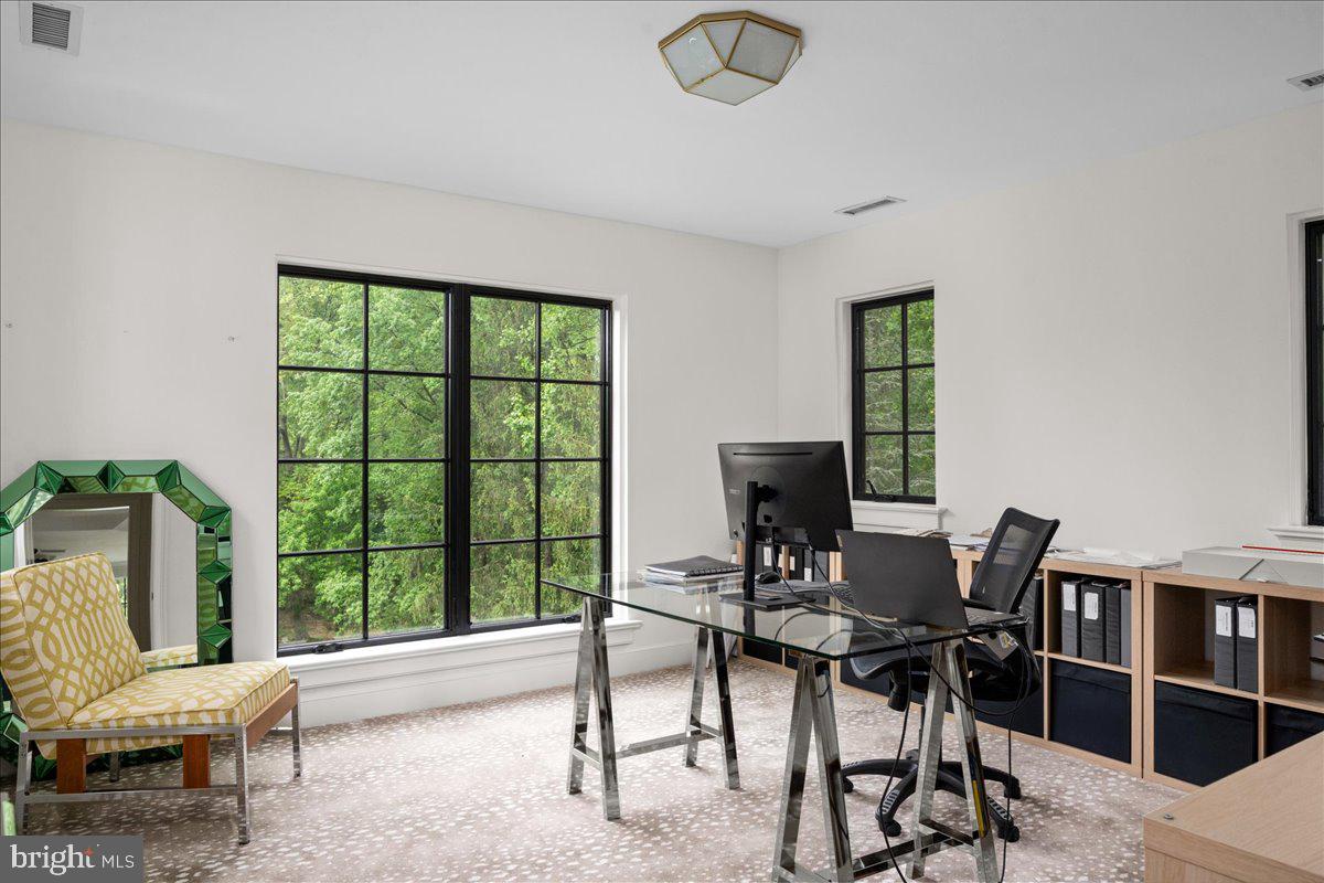 6450 Old Carversville Road New Hope, PA 18938 - Photo 53 of 89 a view of a workspace with furniture and a window