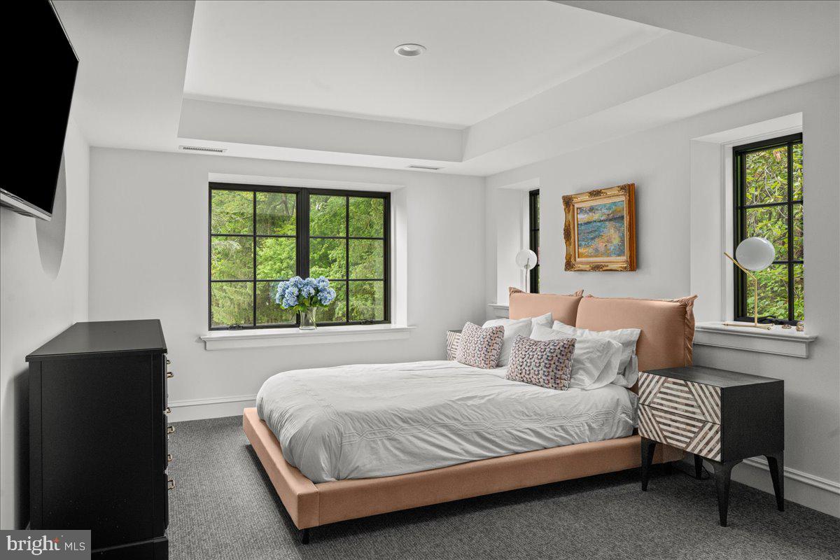 6450 Old Carversville Road New Hope, PA 18938 - Photo 59 of 89 a bedroom with a bed and a large window