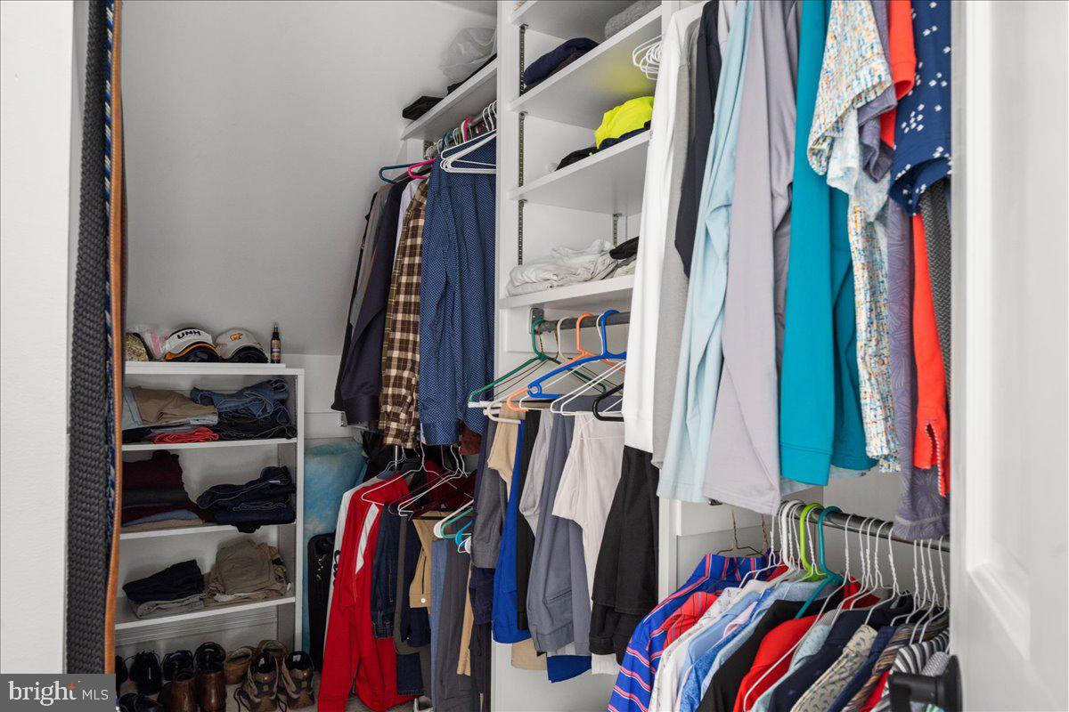 6450 Old Carversville Road New Hope, PA 18938 - Photo 82 of 89 a view of walk in closet with clothes and shoes