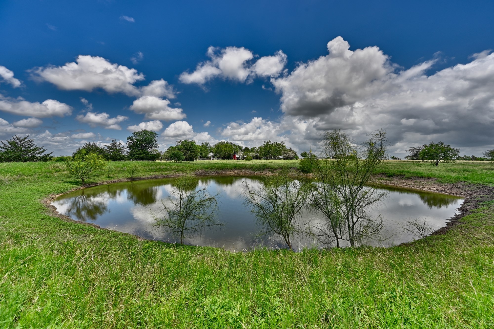 5208 Mensik Road Schulenburg, TX 78956 - Photo 14 of 18 a view of a lake with a big yard