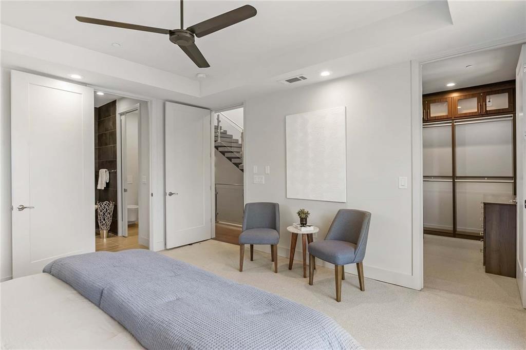 914 Lenox Boulevard Atlanta, GA 30324 - Photo 25 of 48 a bedroom with a bed and furniture