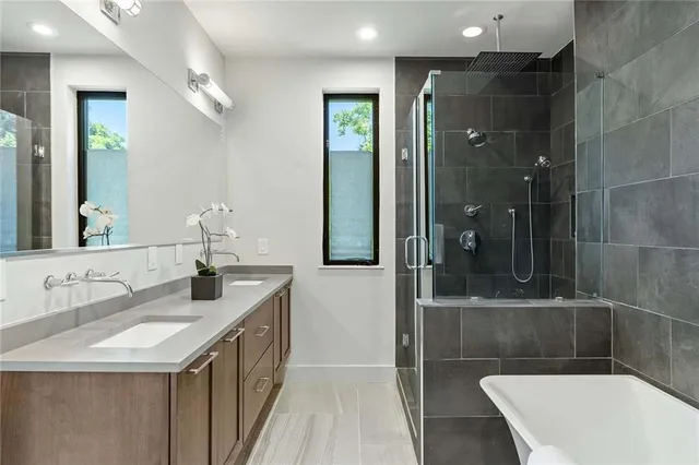 a view of an empty room with a balcony