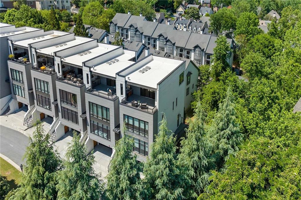 914 Lenox Boulevard Atlanta, GA 30324 - Photo 47 of 48 an aerial view of residential house with an outdoor space