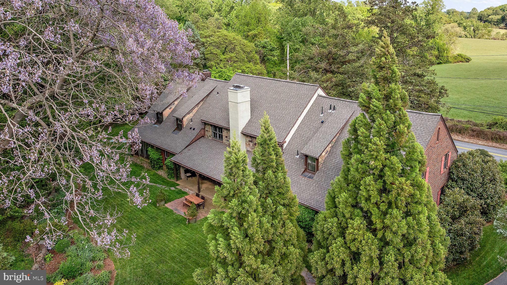 7 Twaddell Mill Road Wilmington, DE 19807 - Photo 26 of 35 an aerial view of house with yard and mountain view in back
