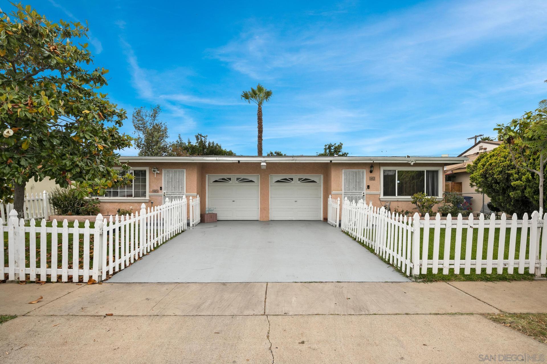 563 Madrona Street Chula Vista, CA 91910 - Photo 3 of 41 a front view of a house with a porch