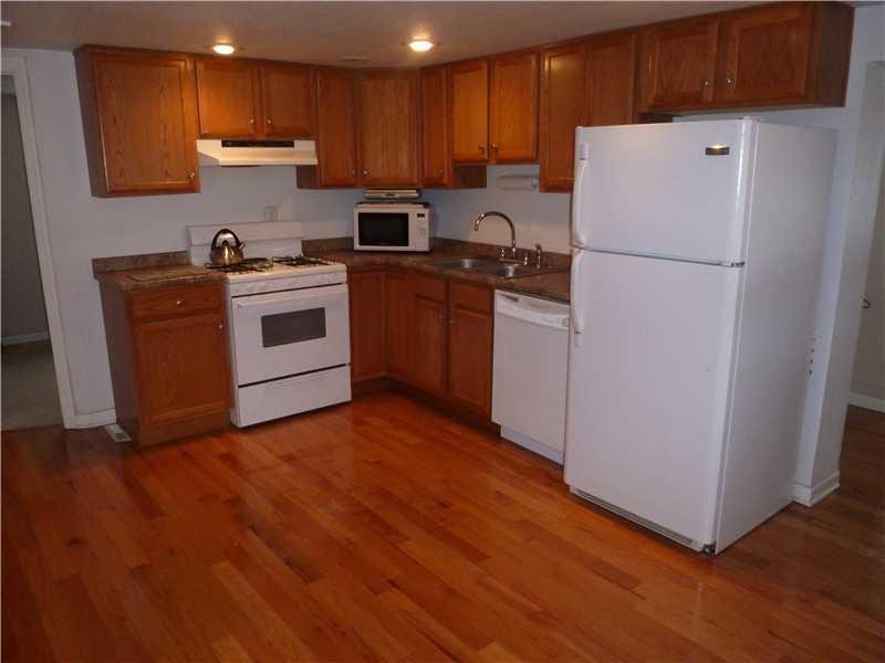 Kitchen. Eat in kitchen with many cabinets!