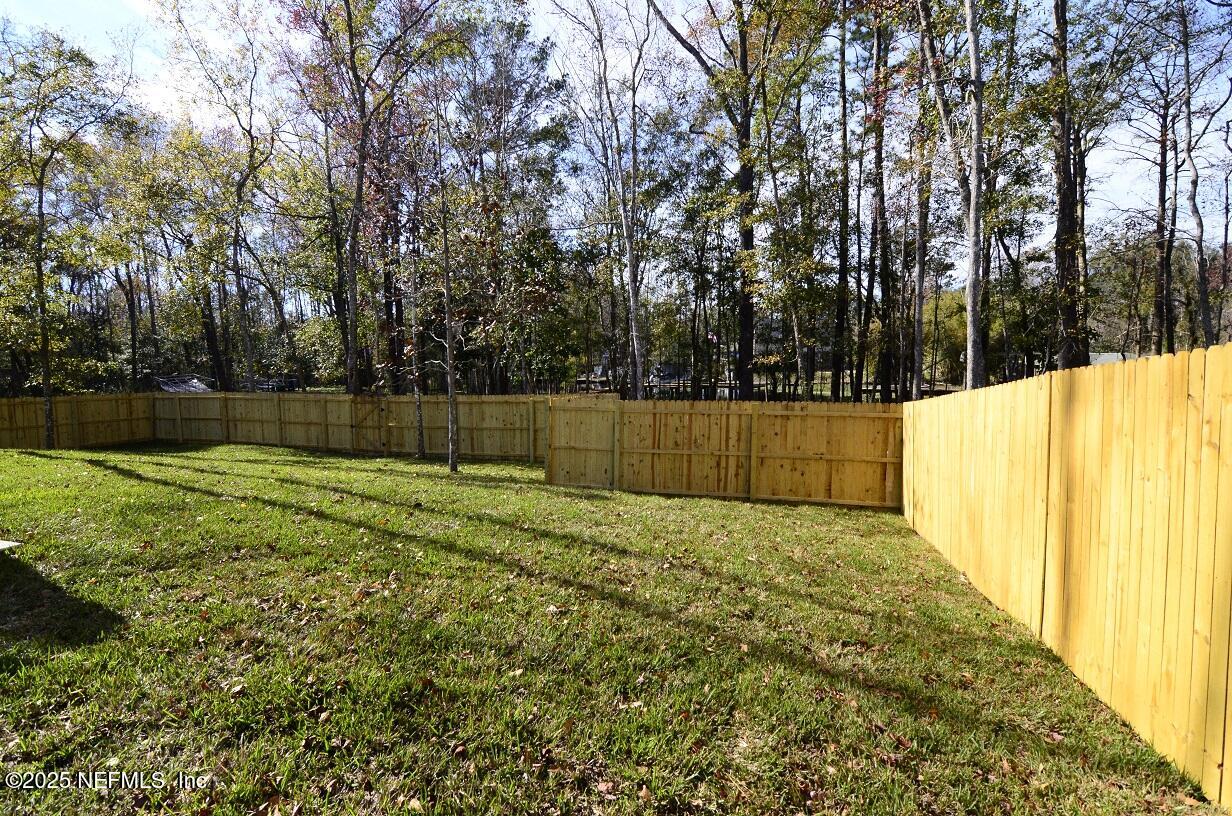12724 Danbrook Street Jacksonville, FL 32223 - Photo 33 of 42 a view of backyard with green space