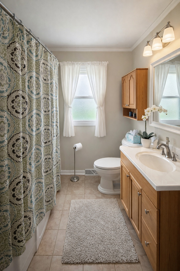 3935 Arthur Terrace Court Markham, IL 60428 - Photo 9 of 22 a spacious bathroom with a granite countertop sink a toilet and a shower