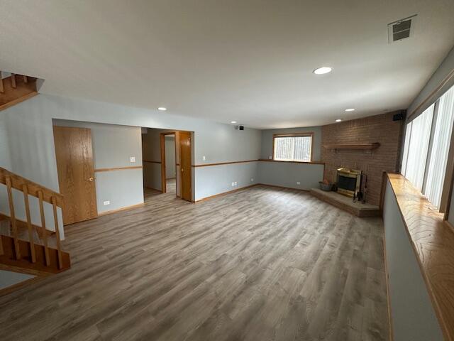 9924 Lands End Munster, IN 46321 - Photo 13 of 42 a view of empty room with wooden floor and furniture