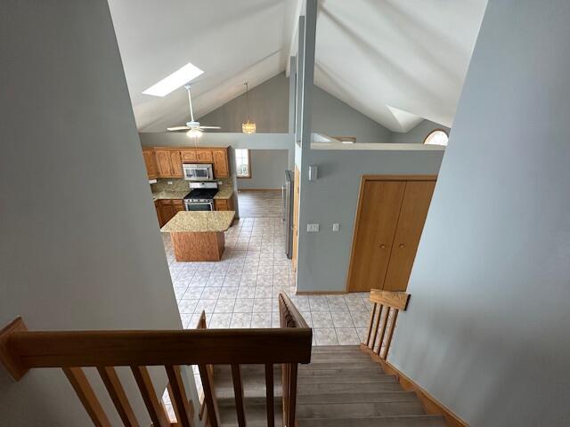 9924 Lands End Munster, IN 46321 - Photo 19 of 42 a view of a hallway with furniture and wooden floor