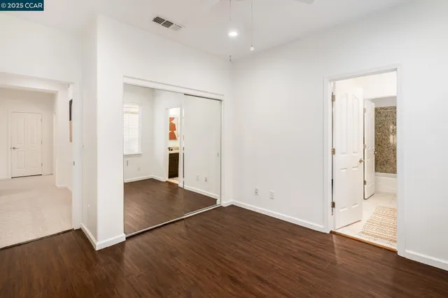 wooden floor in an empty room with wooden floor