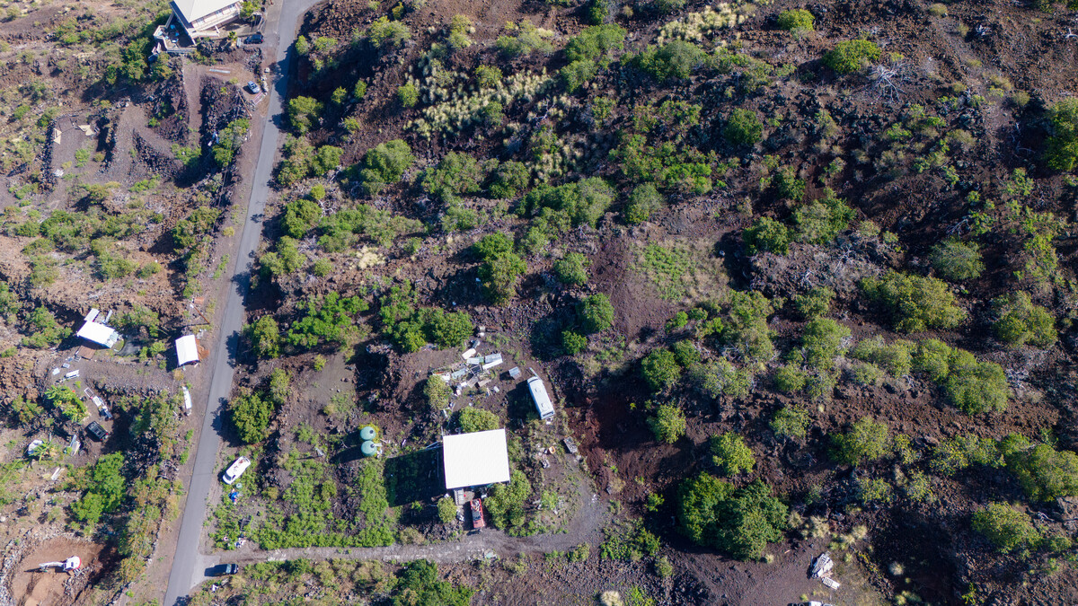 8 Pikake Lane Captain Cook, HI 96704 - Photo 10 of 11 an aerial view of residential house with outdoor space and trees all around