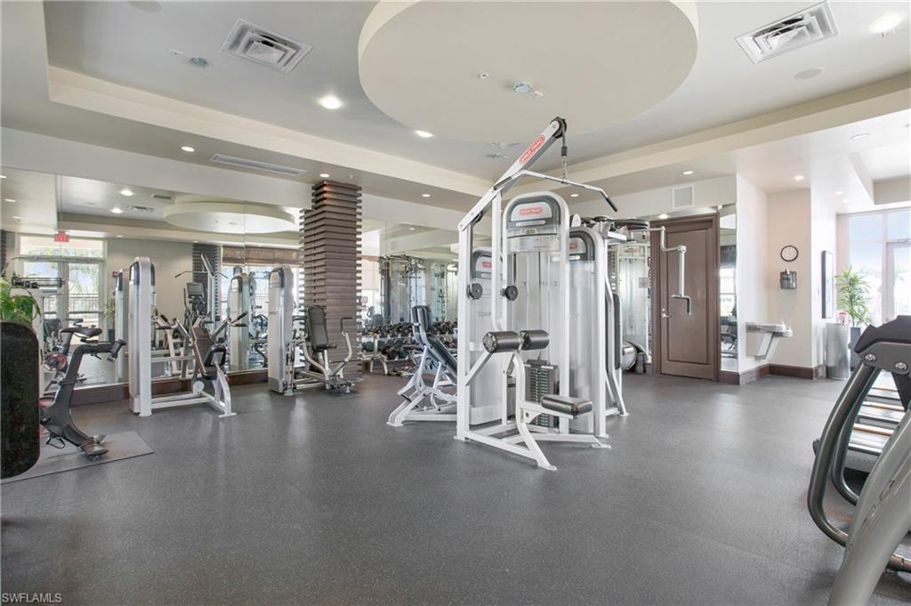 9123 Strada Place, Unit 7307 Naples, FL 34108 - Photo 42 of 49 a view of a room with gym equipment