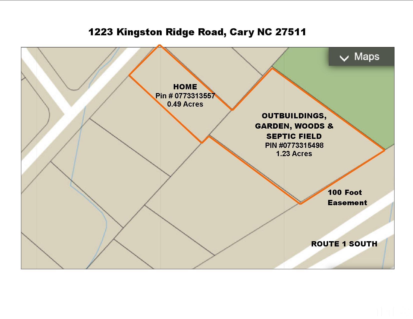 1233 Kingston Ridge Road Cary, NC 27511 - Photo 29 of 29 Approximate measurements