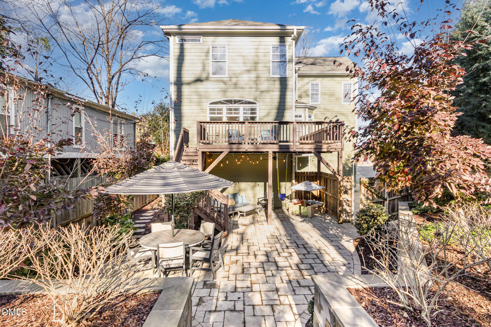 1340 Courtland Drive Raleigh, NC 27604 - Photo 34 of 42 a view of a chairs and table in the patio