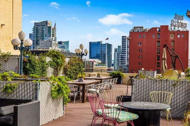 a view of balcony and patio