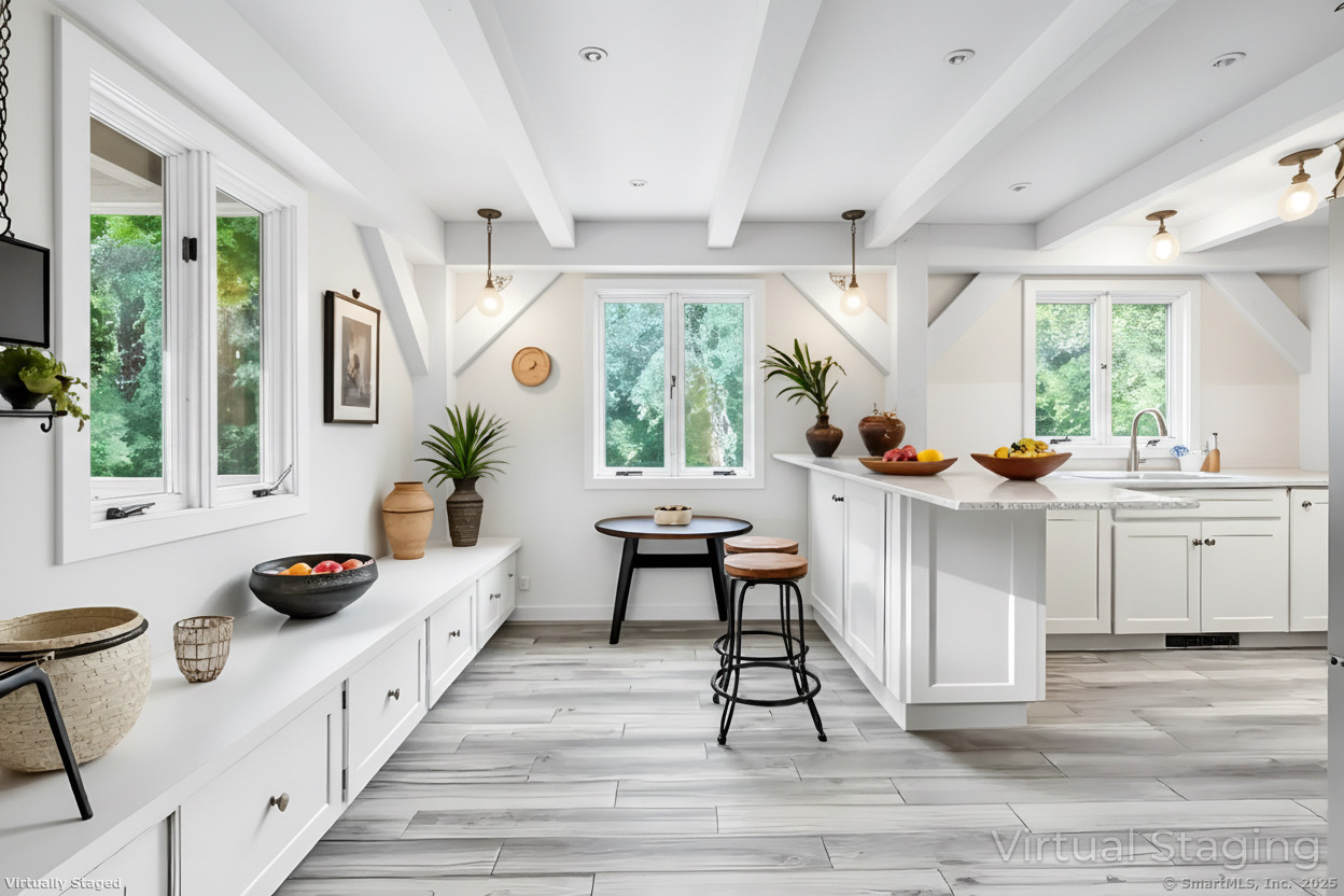 122 Old Post Road Old Saybrook, CT 06475 - Photo 17 of 40 Kitchen with concrete countertops