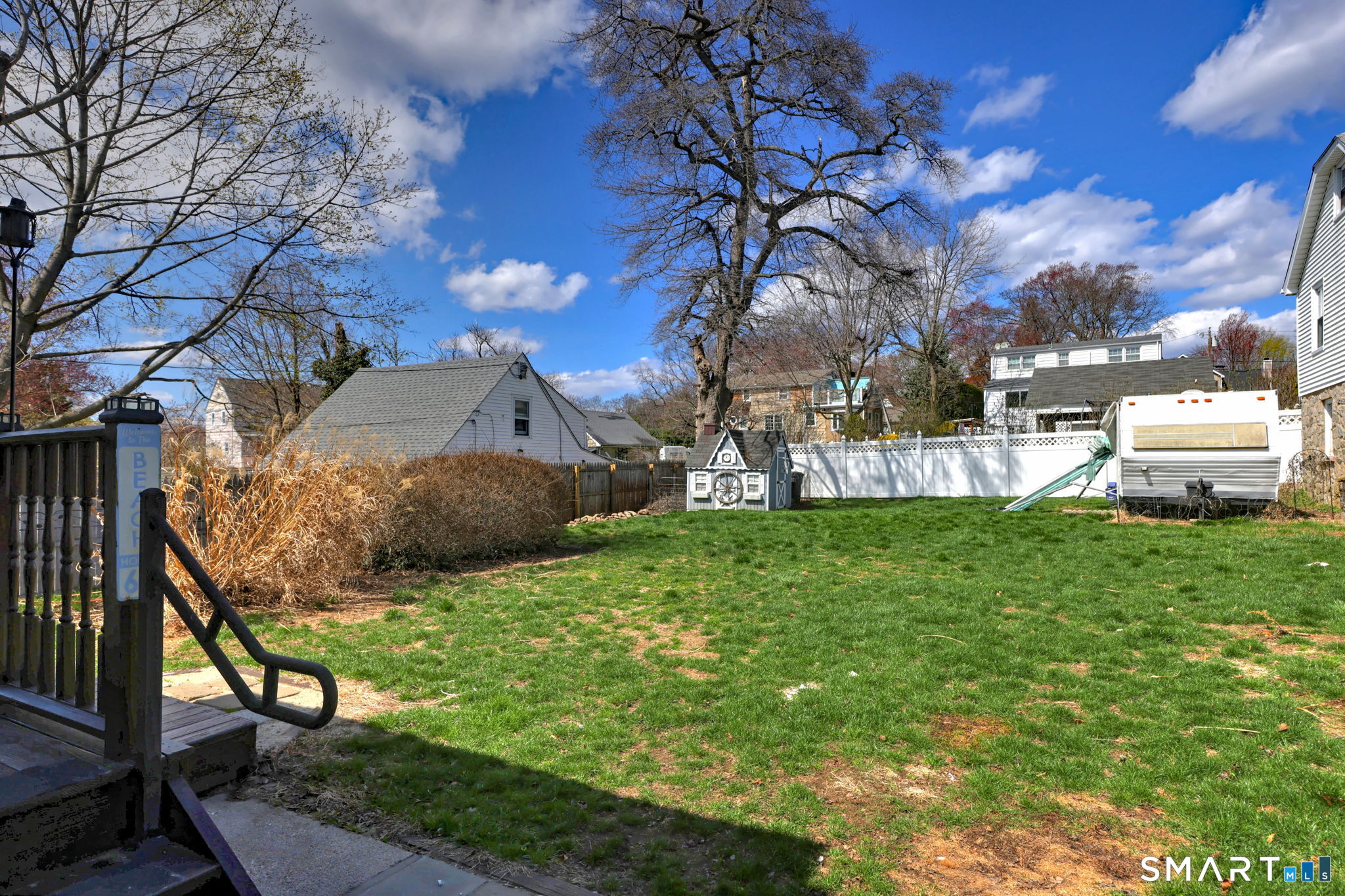 60 Myrtle Street Norwalk, CT 06855 - Photo 33 of 33 a view of a garden with an outdoor space