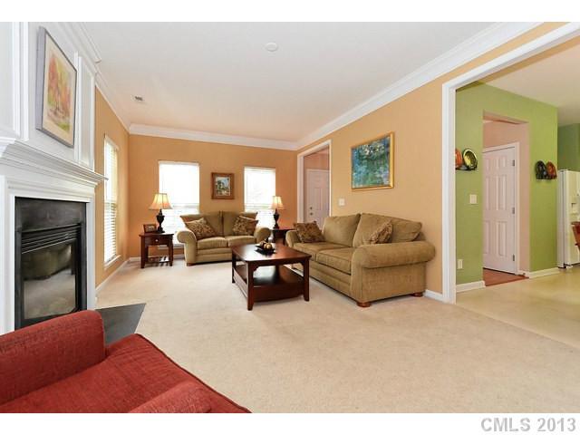 729 Warwick Way Fort Mill, SC 29708 - Photo 5 of 16 a living room with furniture and a fireplace