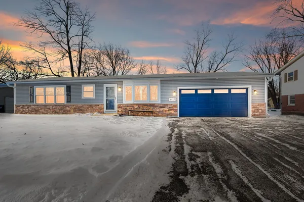 a house view with a outdoor space