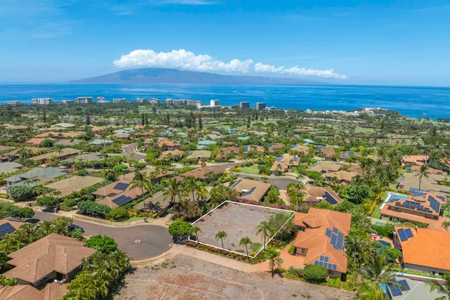 an aerial view of residential building with outdoor space