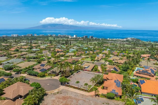 an aerial view of residential building with outdoor space
