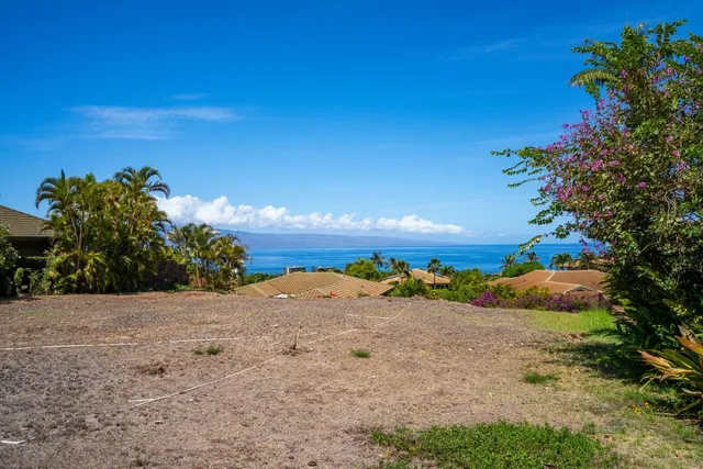 a view of a beach with a yard
