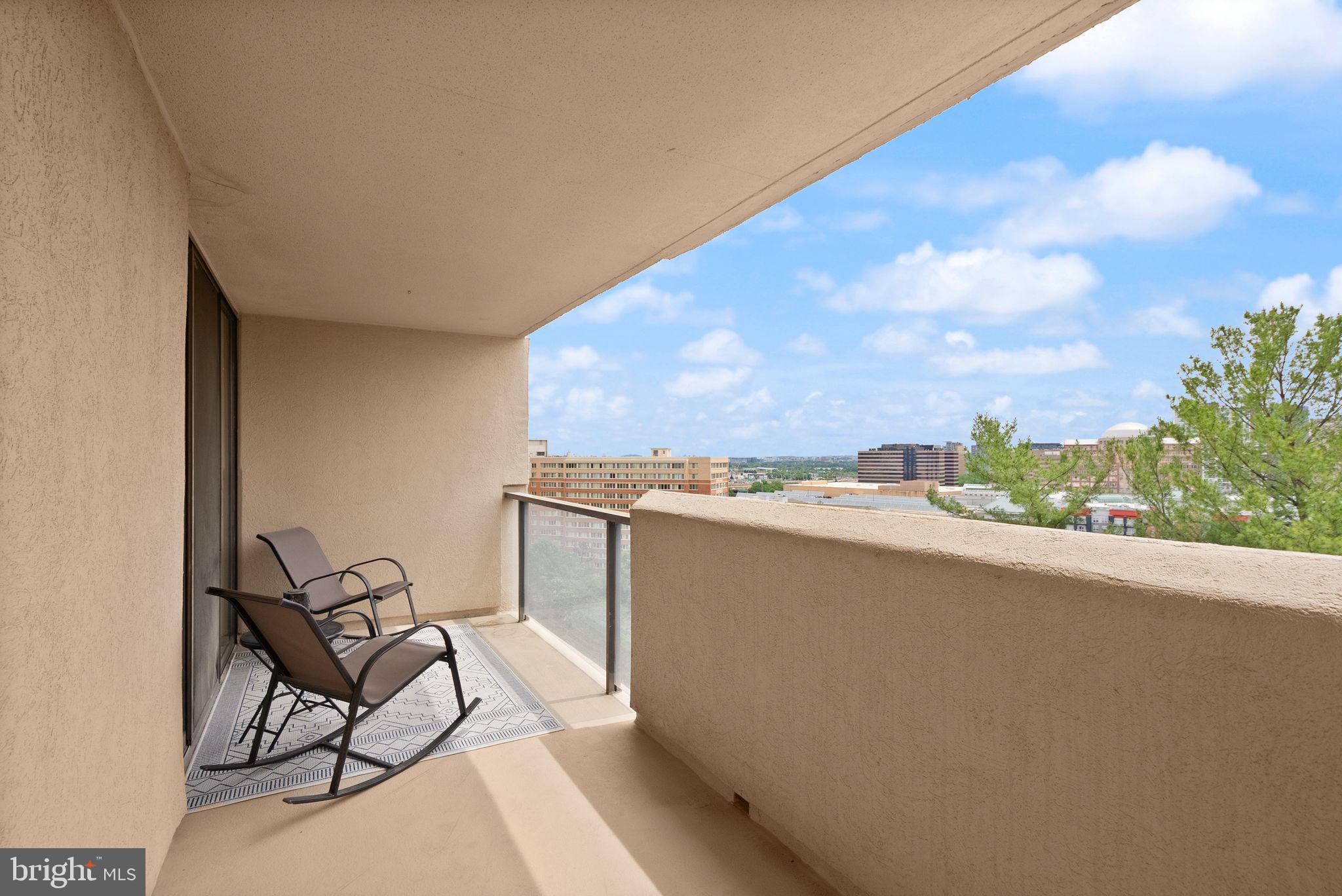 1101 South Arlington Ridge Road, Unit 608 Arlington, VA 22202 - Photo 39 of 53 Balcony views