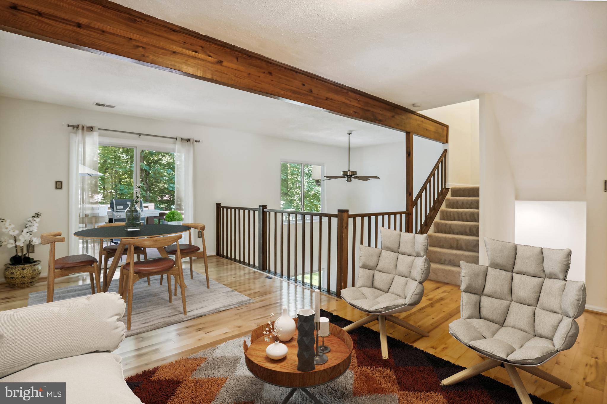 2301 Glade Bank Way Reston, VA 20191 - Photo 15 of 49 Dining/Living - Virtually Staged