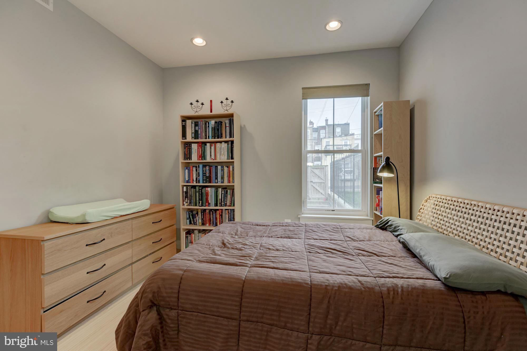 1202 Fairmont Street Northwest, Unit 2 Washington, DC 20009 - Photo 18 of 26 Light-filled & bright 2nd/guest bedroom